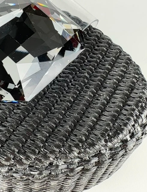 PAROS SİYAH TAŞLI DOLGU SANDALET